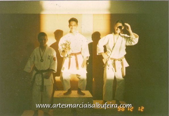 1º Lugar Junior aluno do Clube de Artes marciais de Albufeira Carlos Janeiro 1999  Olhão