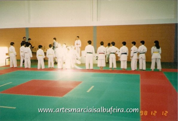 Aluno do Clube de Artes marciais de Albufeira Car 1999