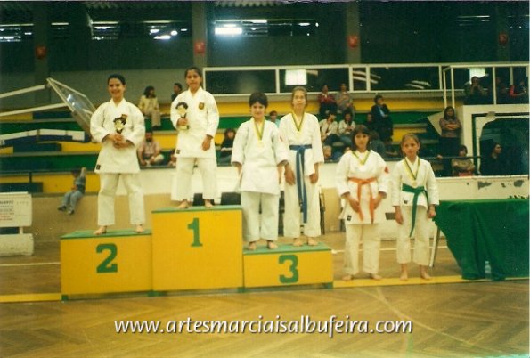 Torneio de Karate em Olhão Sara 3º Lugar  do  Clube de Artes Marciais de Albufeira